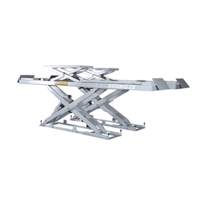 qy604 underground scissor four wheel positioning lift